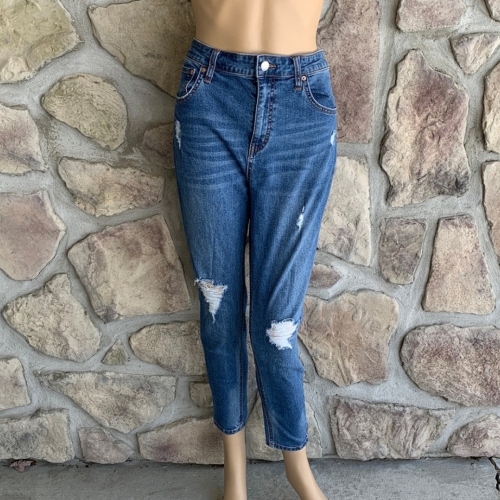 WILD FABLE | High Rise Skinny Distressed Jeans